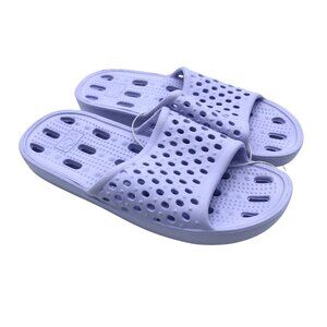 Ego Womens Slide Sandals Rubber Slip On Light Purple Size 40-41 US 7-8